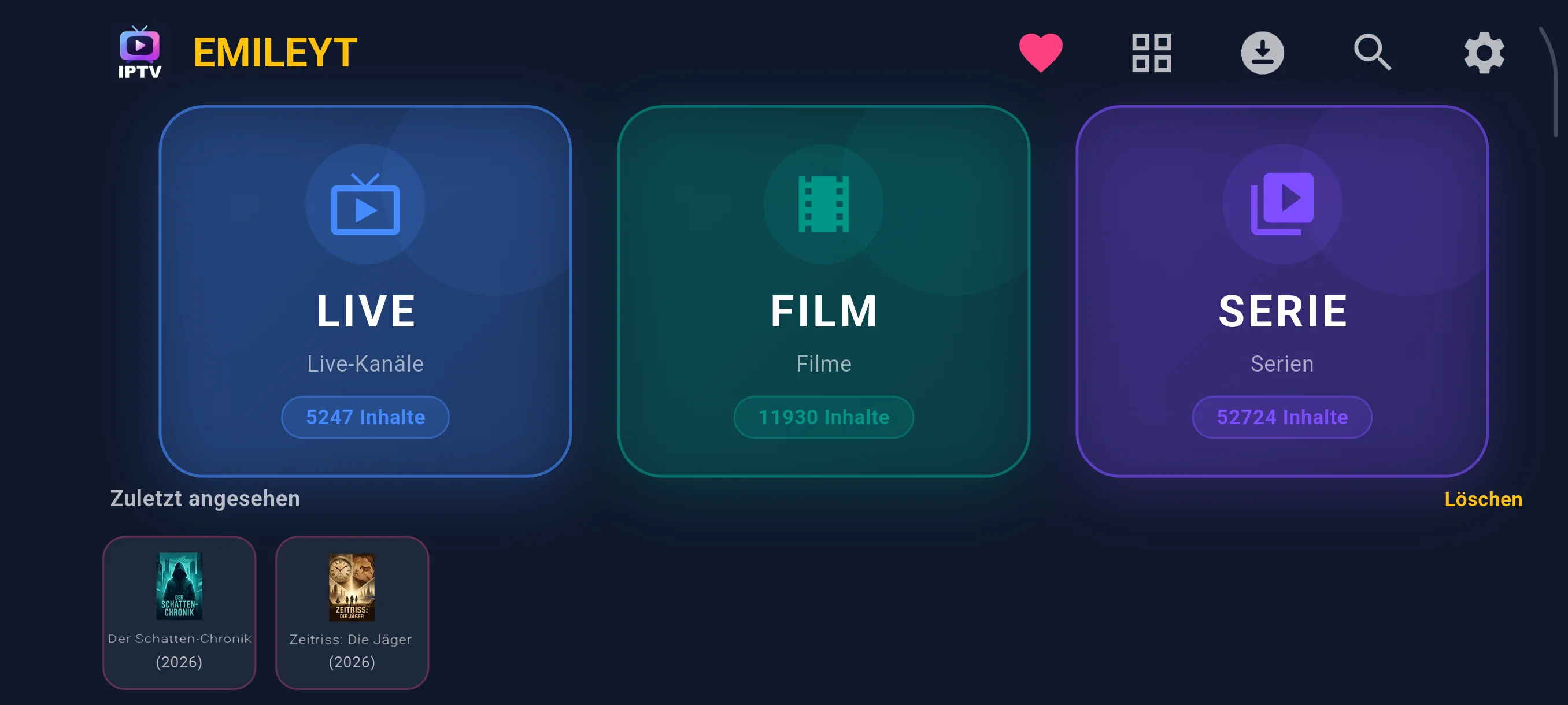Emileyt IPTV Player — Android