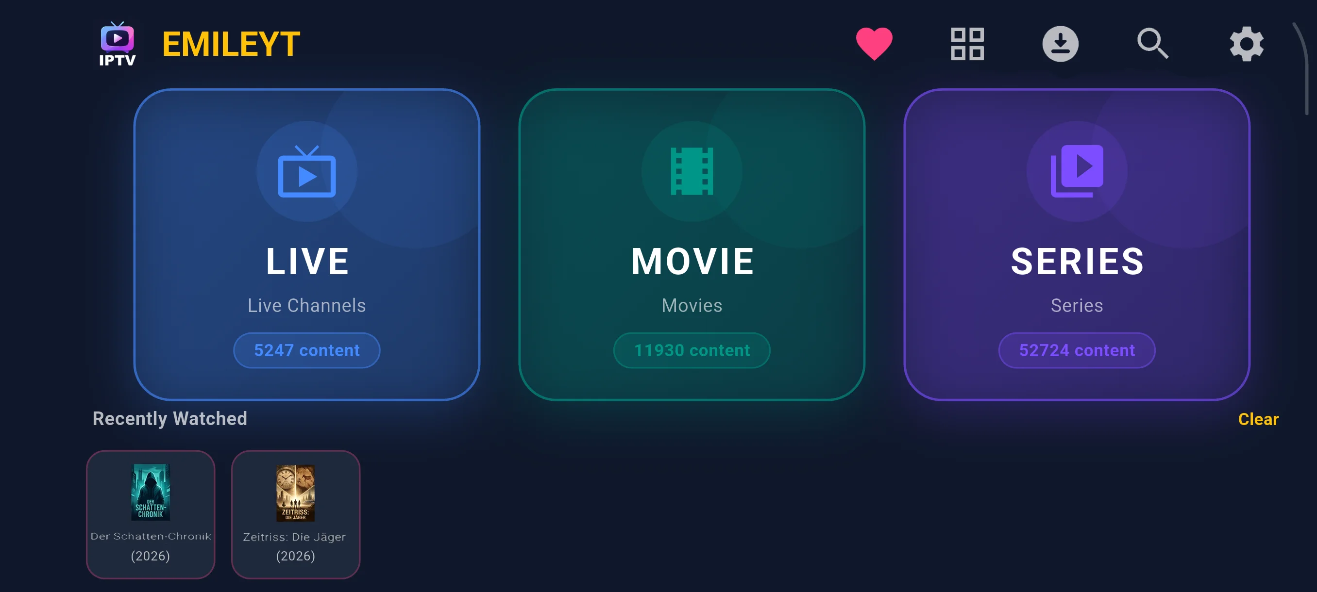 Emileyt IPTV Player — Android