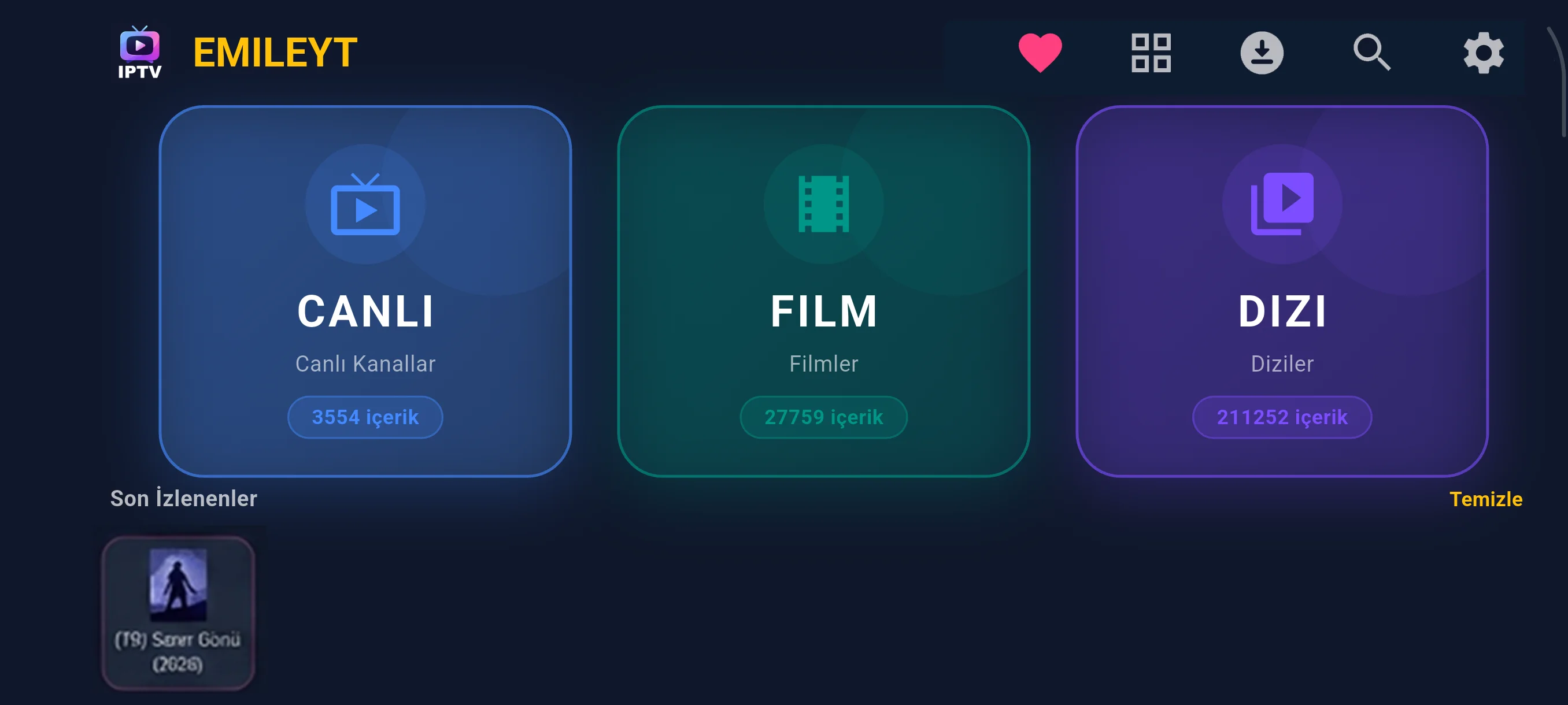 Emileyt IPTV Player — Android